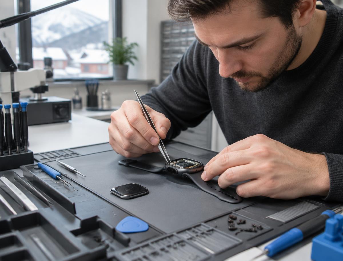 Smartwatch Reparatur in der Werkstatt